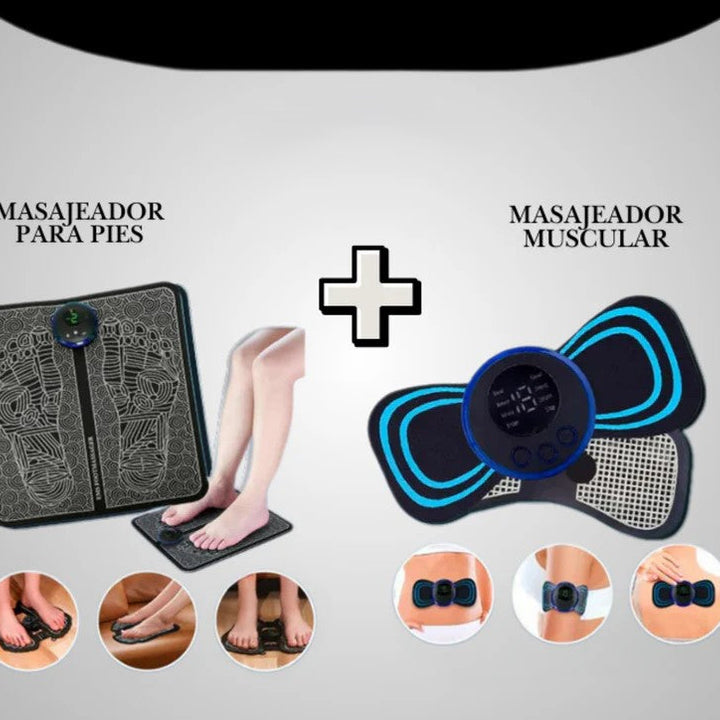 ⚡️OFERTA⚡️MASAJEADOR DE PIES⚡️👣+MINI MASAJEADOR MUSCULAR🦋⚡️.
